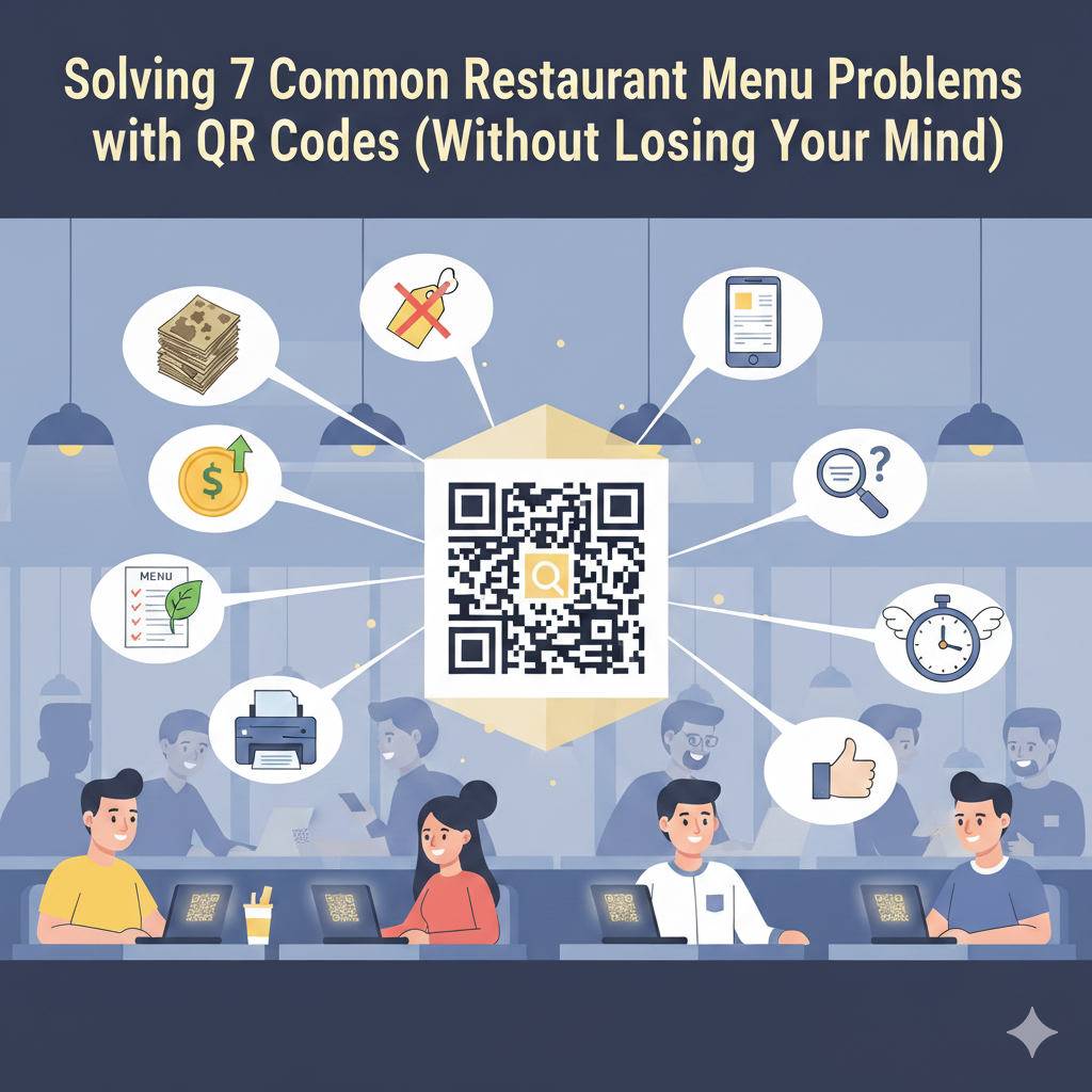 Solving 7 Common Restaurant Menu Problems with QR Codes (Without Losing Your Mind)